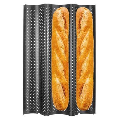 Baguette Baking Tray Steel 38 cm