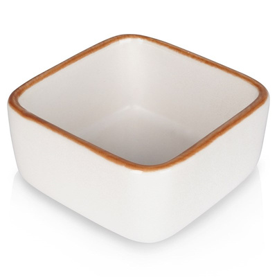 Casserole Dish Ceramic White 7,5x7,5x3,5 cm, 85 ml