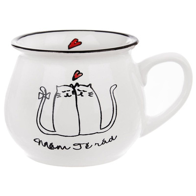 Mug Ceramic Cats 300 ml