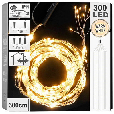 Lampki choinkowe 300 LED 3 m