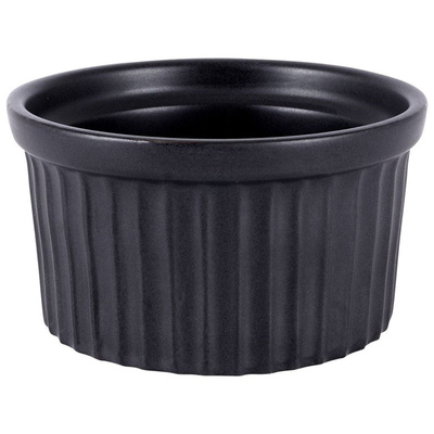 Miseczka do zapiekania ceramiczna czarna 9,5 cm, 190 ml