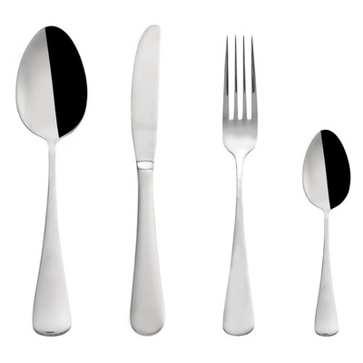 Cutlery Set Steel for 6 People 24 pcs