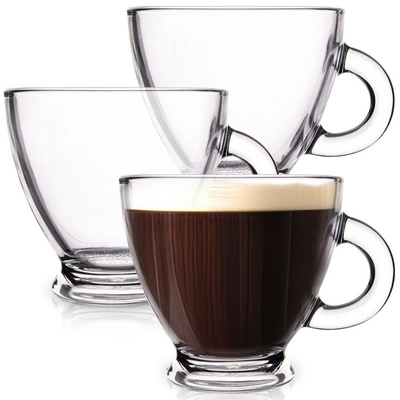 Glasses for Coffee and Tea 200 ml 3 pcs