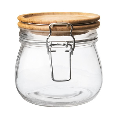 Jar with Clip Glass 500 ml